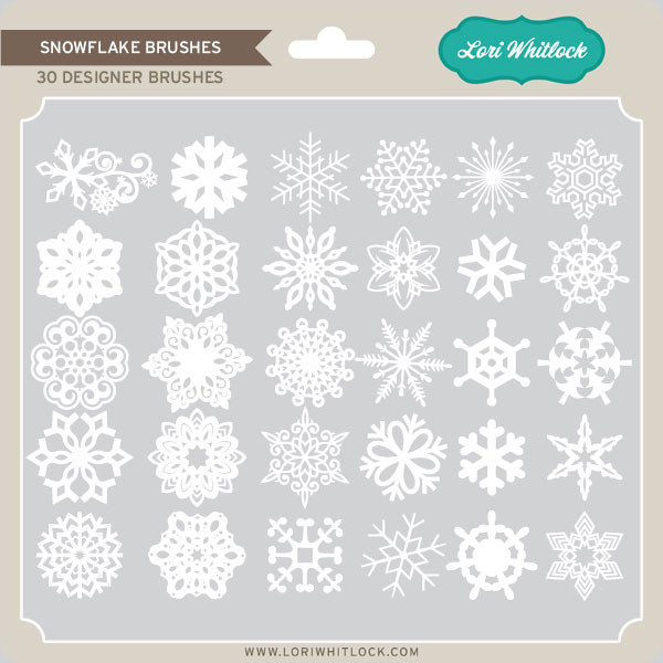 Snowflake Brushes