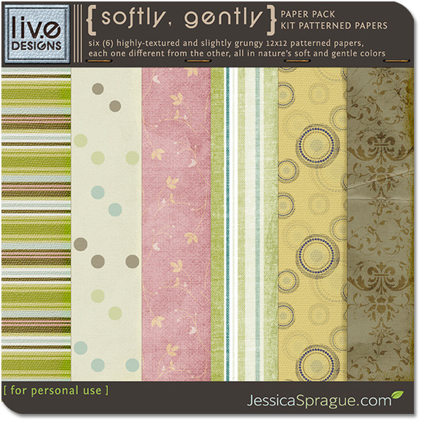 Softly, Gently - The Kit's Patterned Papers