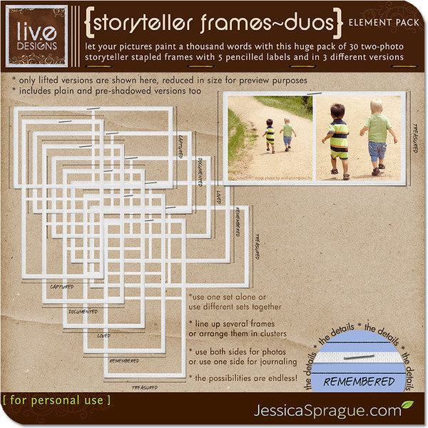 Storyteller Frames - Duos