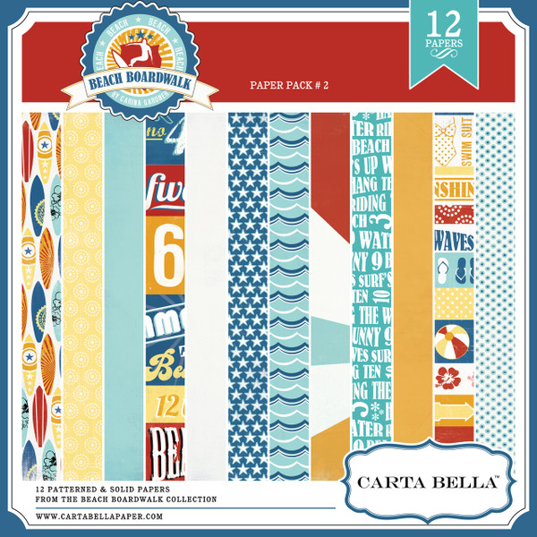 BEACH BOARDWALK Paper Pack 2