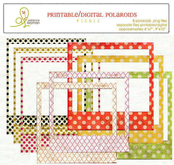 Polaroid frames Picnic