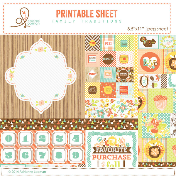 Printable Family Traditions no.5