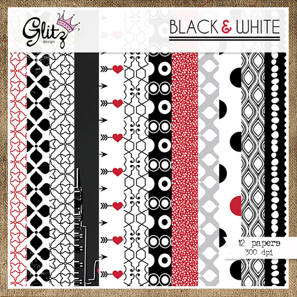 Black & White Paper Pack 1