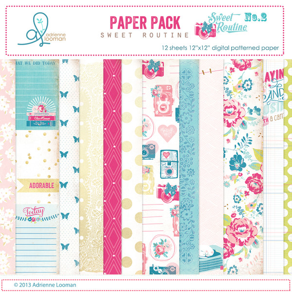 Paper pack Sweet Routine 2