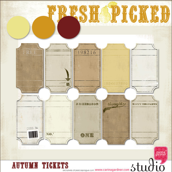 FRESH PICKED AUTUMN TICKETS
