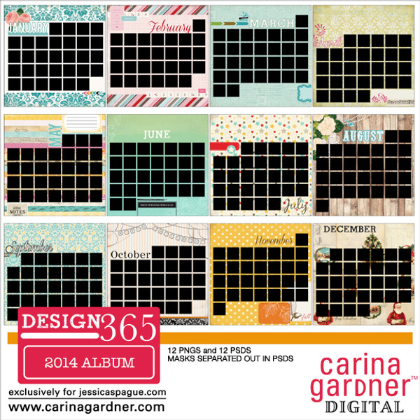 DESIGN 365 2014 A Year of Layouts Album