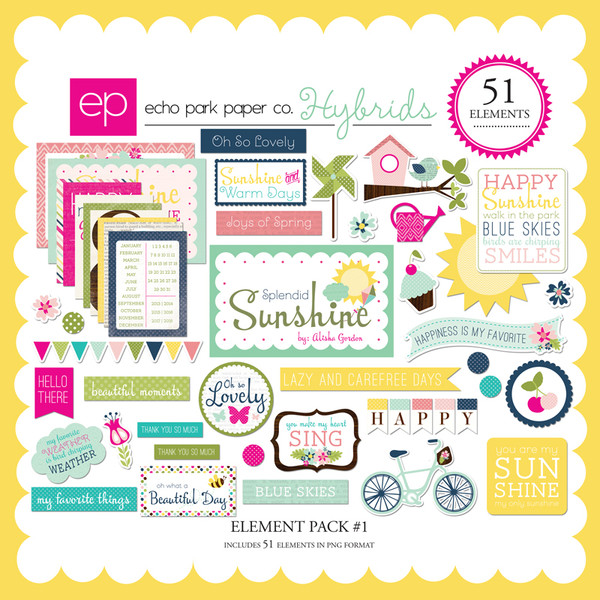 Splendid Sunshine Element Pack #1