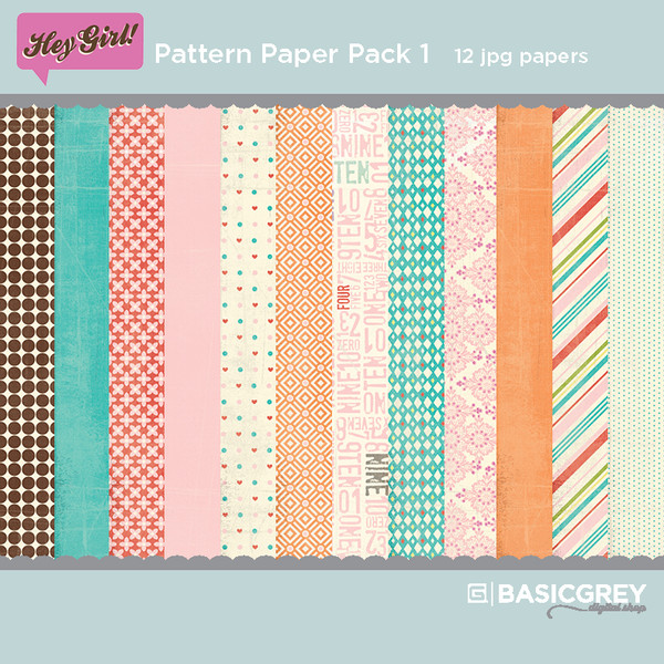 Hey Girl Paper Pack 1