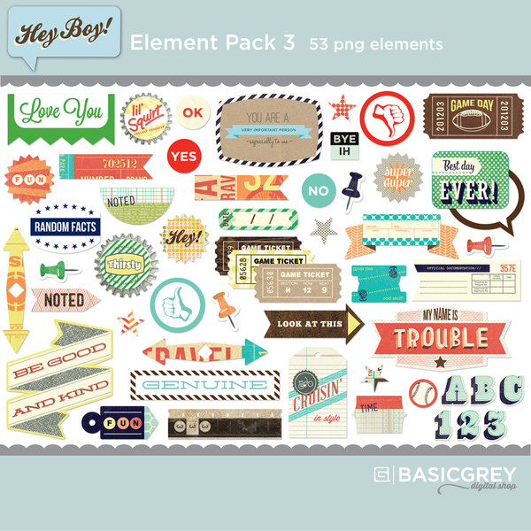 Hey Boy Element Pack 3