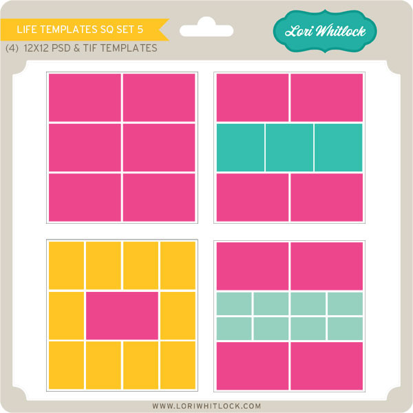 Life Templates SQ Set 5