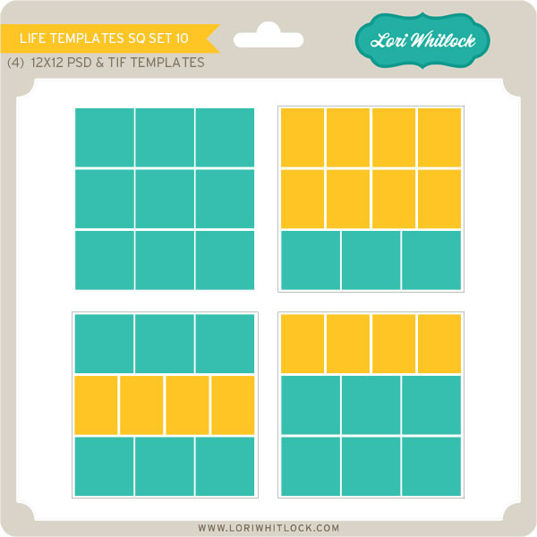 Life Templates SQ Set 10