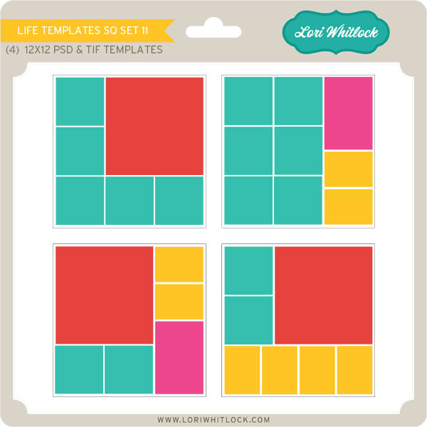 Life Templates SQ Set 11