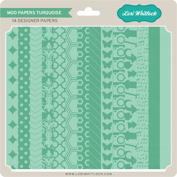 Mod Papers Turquoise