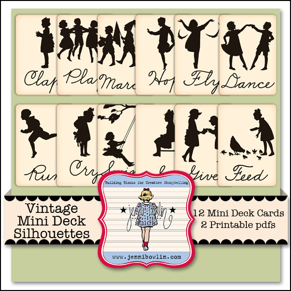 Vintage Mini Deck - Silhouettes