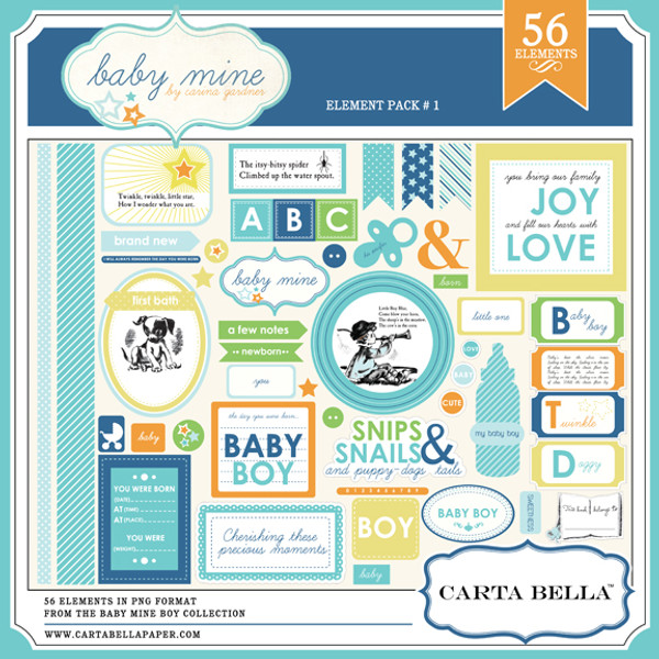 BABY MINE {BOY} Element Pack 1