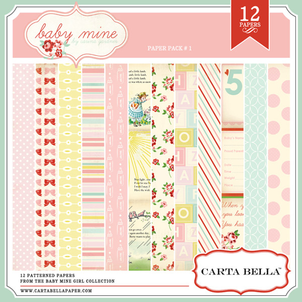 BABY MINE {GIRL} Paper Pack 1