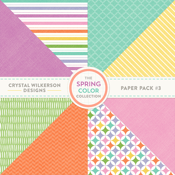 The Spring Color Collection - Paper Pack #3