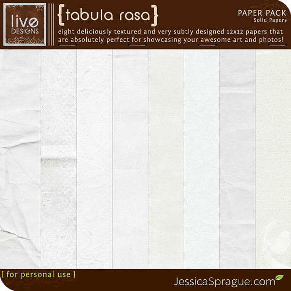 liv.edesigns Tabula Rasa Paper Pack