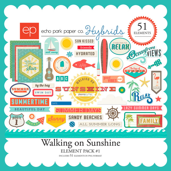 Walking on Sunshine Element Pack #1