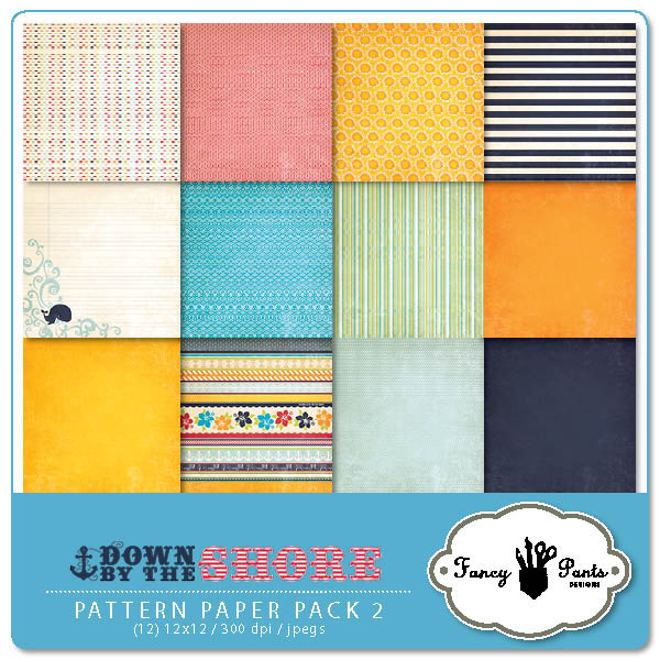 Down by the Shore Paper Pack 2