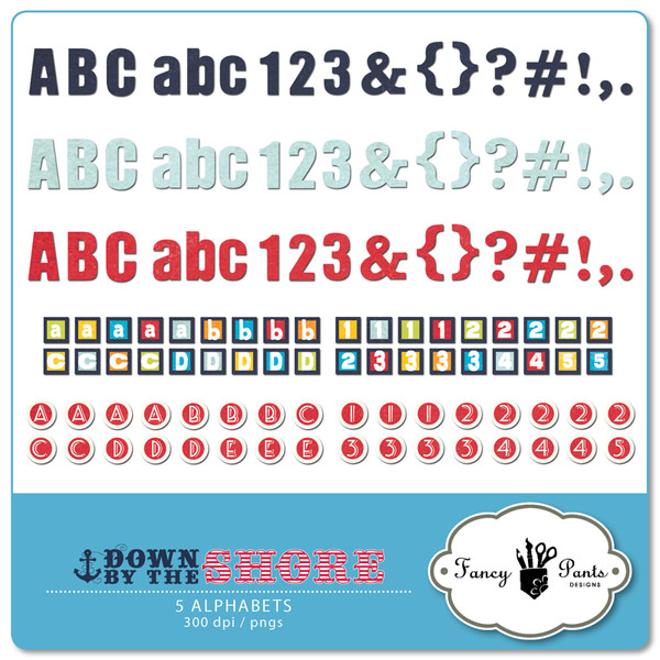 Down by the Shore Alphabets