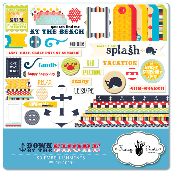 Down by the Shore Element Pack #1