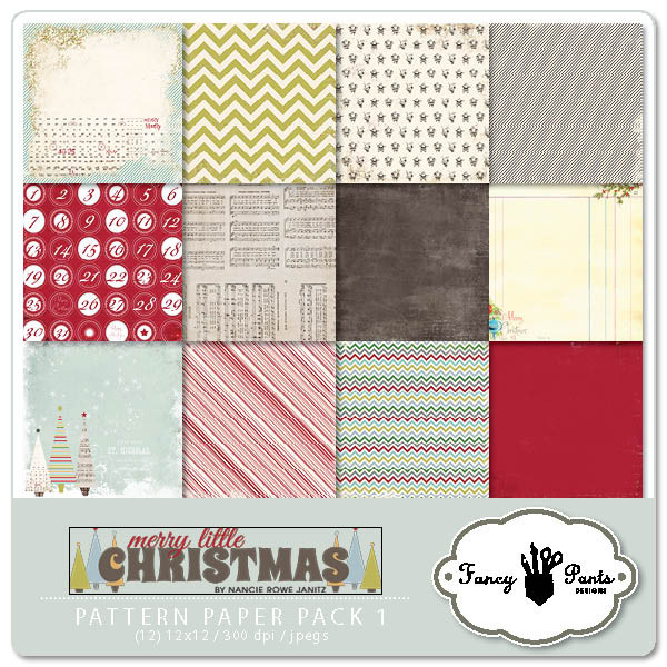 Merry Little Christmas Paper Pack #1