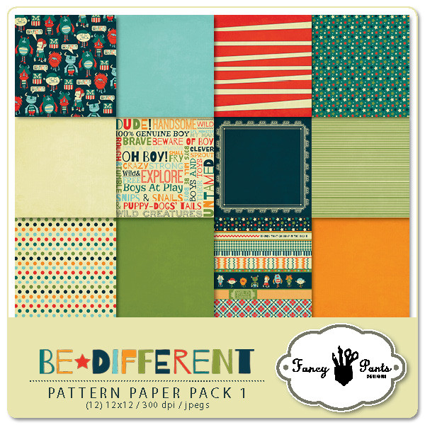Be Different Paper Pack #1