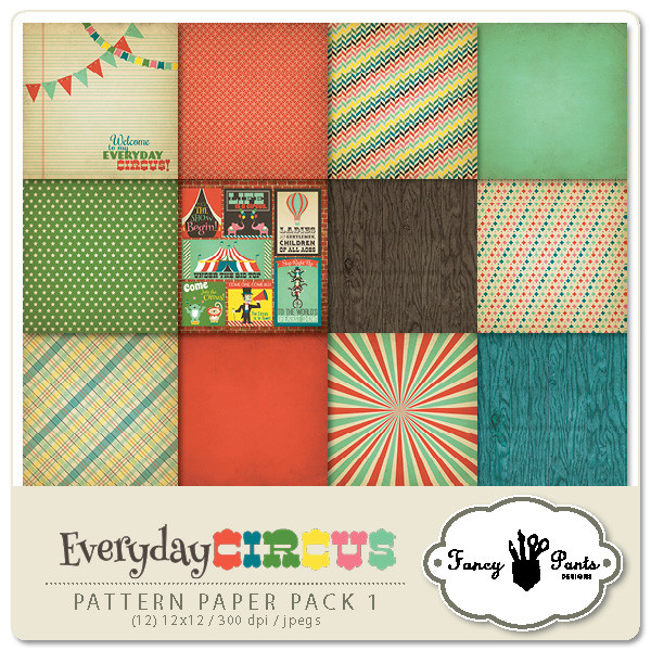 Everyday Circus Paper Pack #1