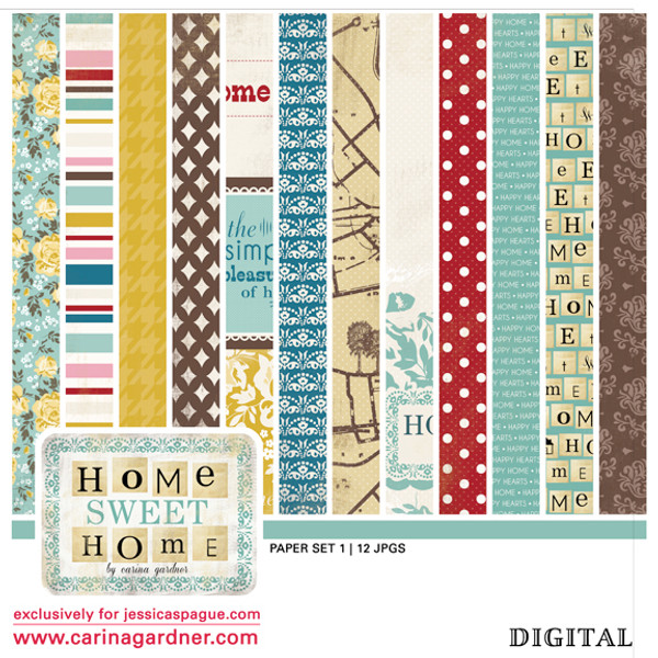 Home Sweet Home Paper set 1