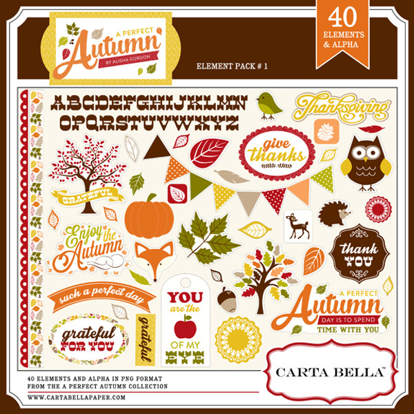 A Perfect Autumn Element Pack 1