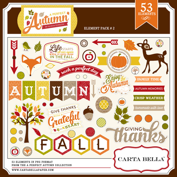 A Perfect Autumn Element Pack 2