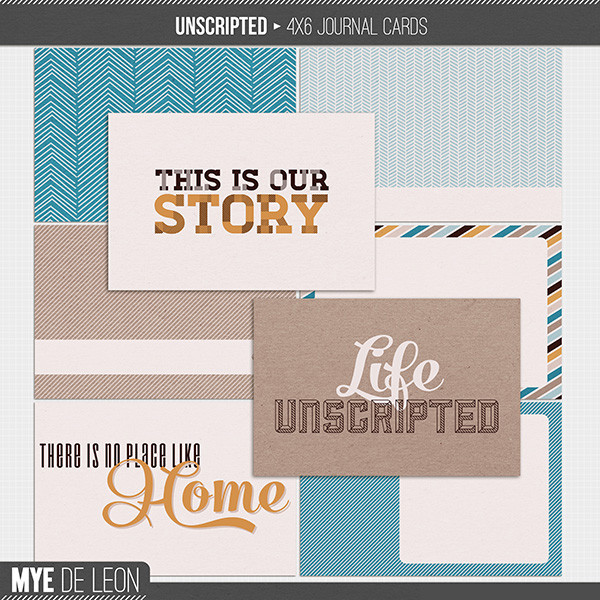 Unscripted | 4x6 Journal Cards