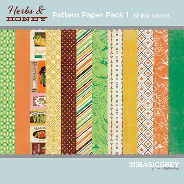 Herbs & Honey Paper Pack 1