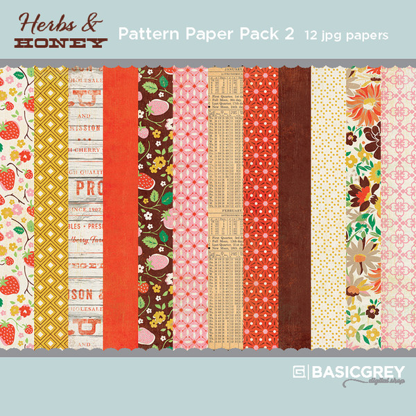 Herbs & Honey Paper Pack 2