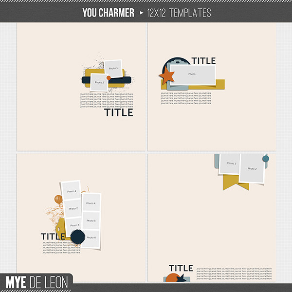 You Charmer | 12x12 Templates