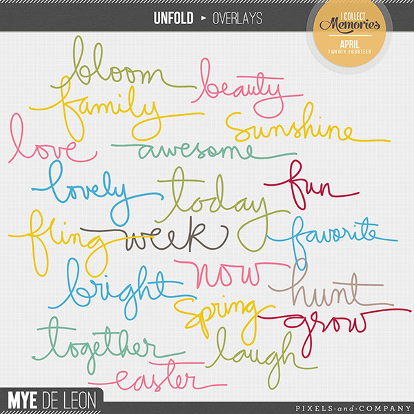 Unfold | Word Overlays