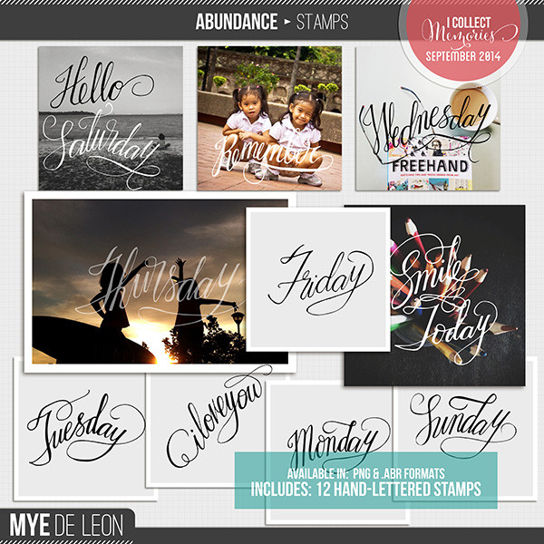 Abundance | Stamp Overlays