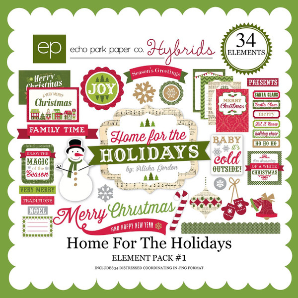 Home For The Holidays Element Pack #1