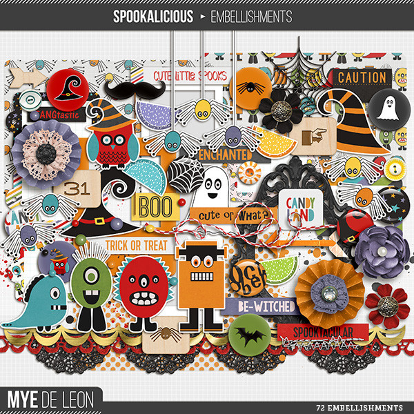Spookalicious | Embellishments