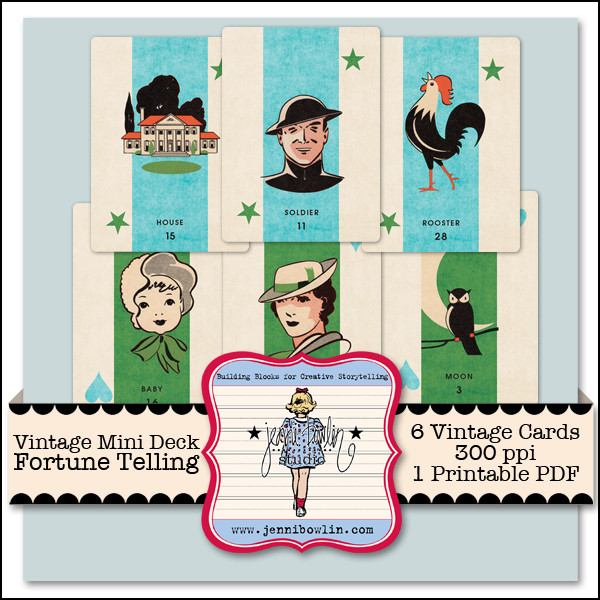 Vintage Mini Deck Fortune Telling