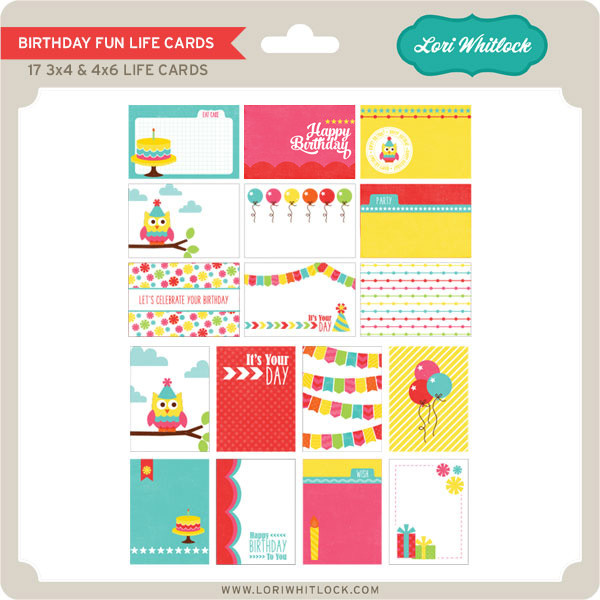 Birthday Fun Life Cards