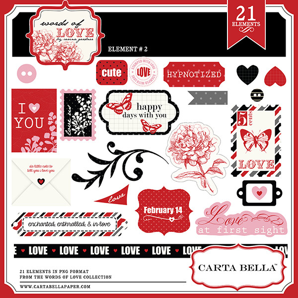 Words of Love Element Pack 2