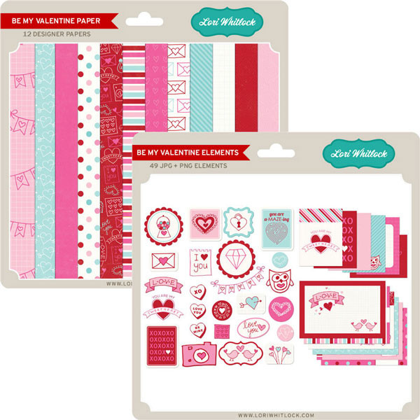 Download Be My Valentine Tag SVG Cut File - Snap Click Supply Co.