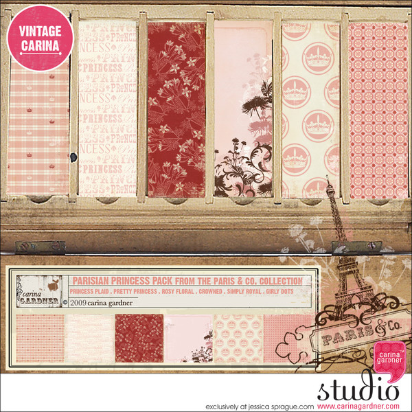 PARIS & CO Parisian Princess Paper Pack