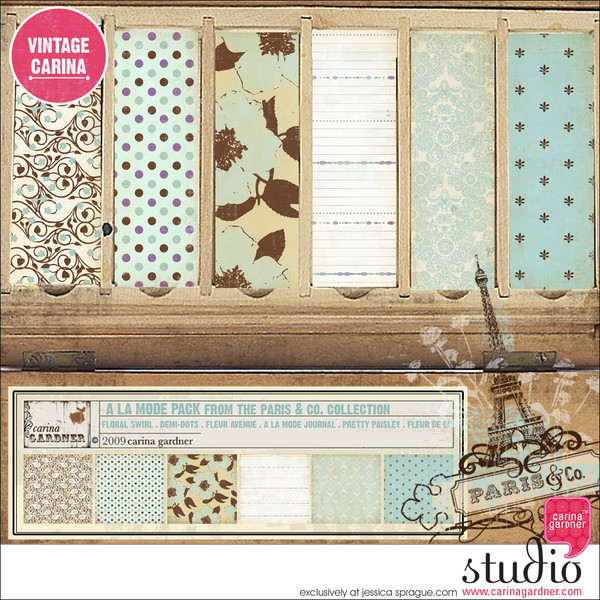 PARIS & CO Ala Mode Paper Pack