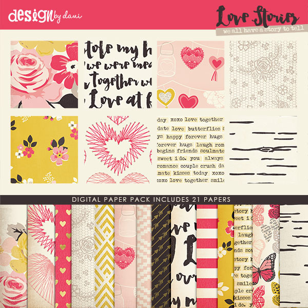 Love Stories Paper Pack