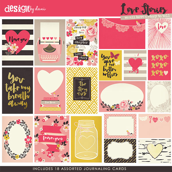 Love Stories Journaling Cards