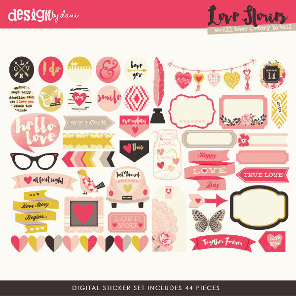 Love Stories Stickers