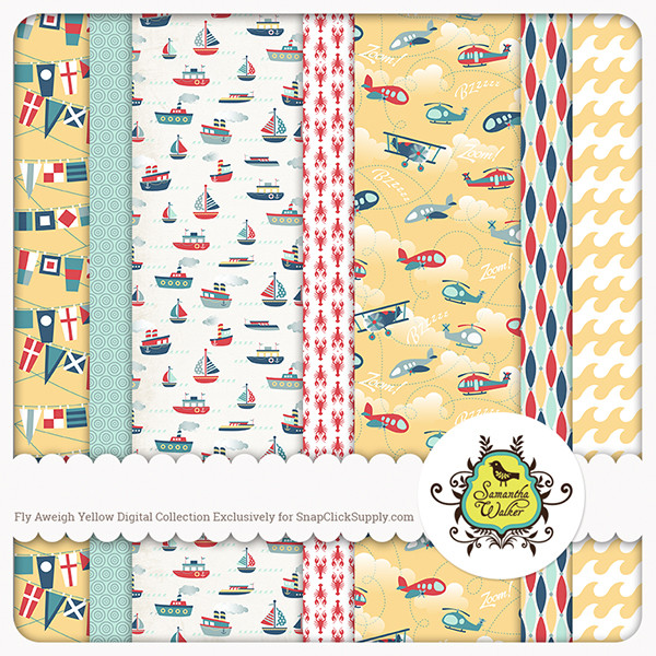 This pack features 7 decorative papers!